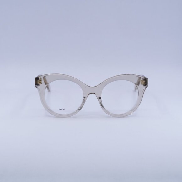 🕶️ New Loewe LW50074I 057 Eyeglasses - Transparent Brown Frame - Picture 2 of 9